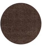 Kusový koberec Life Shaggy 1500 brown kruh-80x80 (průměr) kruh