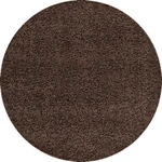 Kusový koberec Dream Shaggy 4000 Brown kruh-120x120 (průměr) kruh