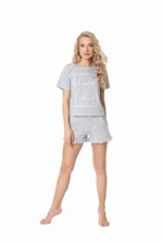 Aruelle Hearty Short Grey Dámské pyžamo XL šedá