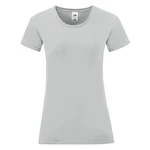 Iconic Grey Women's T-shirt in combed cotton Fruit of the Loom