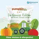 PUMPKIN ORGANICS Kukuřičné tyčinky s dýní, rajčaty a špenátem BIO 20 g