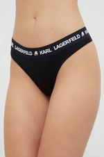 Tanga Karl Lagerfeld černá barva