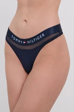 Tanga Tommy Hilfiger tmavomodrá barva, UW0UW00064