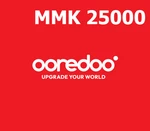 Ooredoo 25000 MMK Mobile Top-up MM