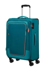 American Tourister Látkový cestovní kufr Pulsonic EXP M 64/74 l - zelená