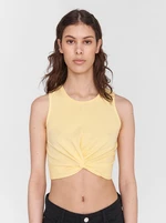 Yellow crop top Noisy May Twiggi - Women