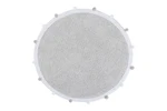 Pro zvířata: Pratelný koberec Bubbly Light Grey-120x120 (průměr) kruh