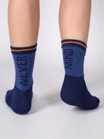 Yoclub Man's Men's Sports Socks SKA-0099F-A400 Navy Blue