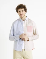 Celio Striped Shirt Dablock - Mens