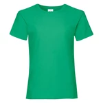 Valueweight Fruit of the Loom Girls' Green T-shirt