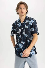 DEFACTO Regular Fit Printed Short Sleeve Shirt