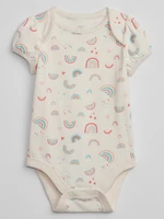 Beige Girly Patterned GAP Bodysuit