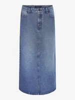 Blue women's denim maxi skirt Noisy May Elisa