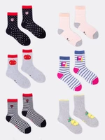 Dětské ponožky Yoclub 6Pack SKA-0006G-AA00-007