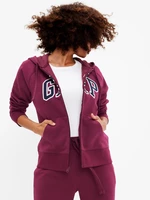 Burgundy women's sweatshirt GAP