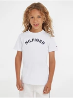 White Tommy Hilfiger T-shirt for boys