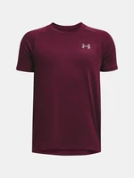 Under Armour UA Tech 2.0 SS Burgundy Sports T-Shirt