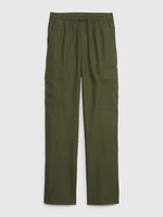 Dark Green Boys' Pocket Pants Gap