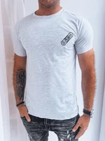 Men's Light Grey T-shirt Dstreet