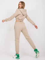 Two-piece beige tracksuit California RUE PARIS