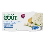 Good Gout BIO Treska pestrá s květákem a brambůrky 8m+ 2x190 g