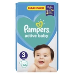 Pampers Active Baby vel. 3 Maxi Pack 6-10 kg dětské pleny 66 ks