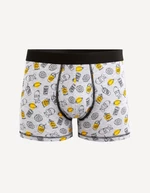 Light grey men's patterned boxer shorts Celio The Simpsons