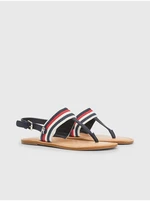 Tommy Hilfiger Dark blue Leather Pattern Sandals Tommy Hilfige - Ladies