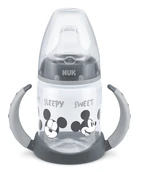 Nuk FC Láhev na učení Disney MICKEY s kontrolou teploty, šedá 150 ml