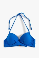 Koton Bikini Top - Dark blue - Plain