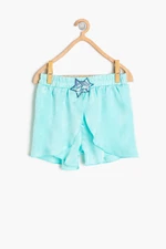 Koton Green Baby Girl Shorts With Sequin Detail