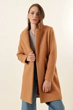 Bigdart 9082 Oversized Cachet Coat - Biscuit