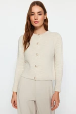 Trendyol Stone Basic Knitwear Cardigan