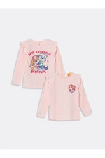 LC Waikiki Crew Neck Long Sleeve Paw Patrol Printed Baby Girl T-Shirt