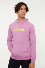 Trendyol Men's Lilac Cotton Sweatshirt