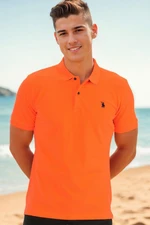 T8561 DEWBERRY MEN'S TSHIRT-ORANGE