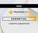 PlayStation Plus Essential 3 Months Subscription CA