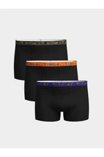 LC Waikiki Standard Mold Flexible Fabric Men's Boxer 3-Piece