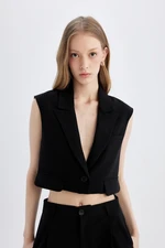 DEFACTO Crop Blazer Vest