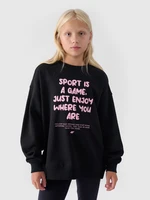 Girls' sweatshirt 4F