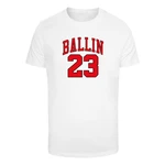 Ballin 23 T-shirt with a round neckline white