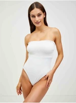 White Patterned One-Piece Swimsuit Pieces Gaya - Women's