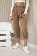 Punto Milano Winter camel pants