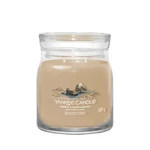 YANKEE CANDLE Signature Vonná sviečka stredná 2 knôty Amber & Sandalwood 368 g