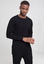 Vypasované Stretch L/S tričko černé