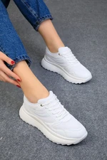 Soho Women's White Sneakers 19006