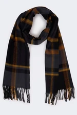 DEFACTO Men's Plaid Woven Scarf