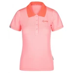 Women's polo shirt KILPI COLLAR-W light pink