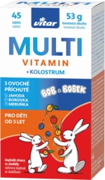 VITAR KIDS Multivitamin + Kolostrum 45 tablet