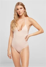 Women's Ribbed Swimsuit Rose